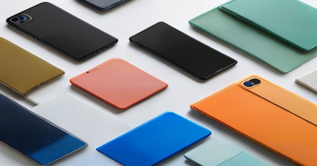 Collection of best phone cases in various styles, colors, and materials displayed on neutral background