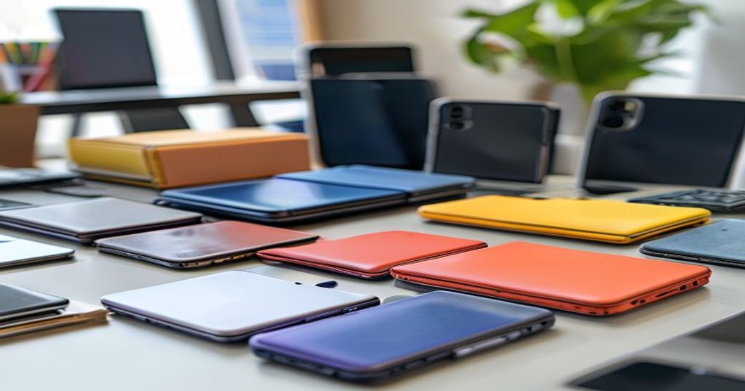 Collection of best phone cases in various colors and materials showing different protection styles
