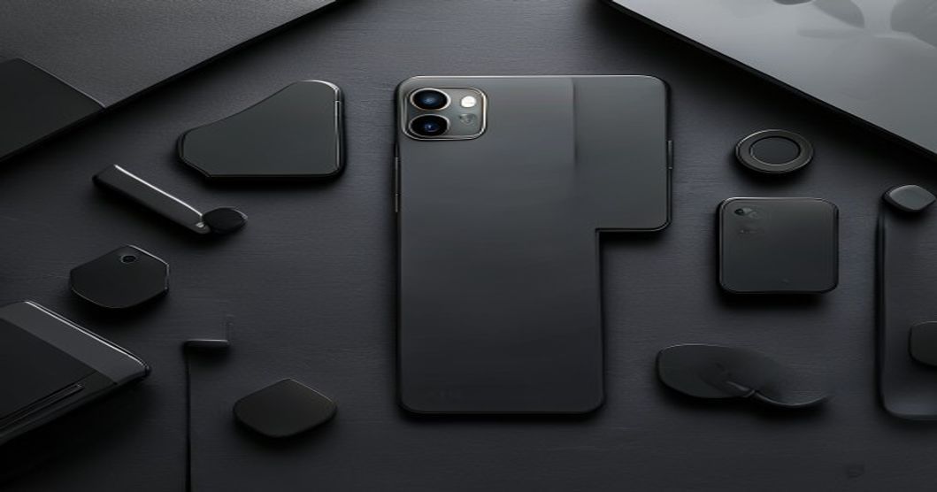 Top iPhone 18 Pro accessories and cases arranged on a dark desk with cool blue lighting