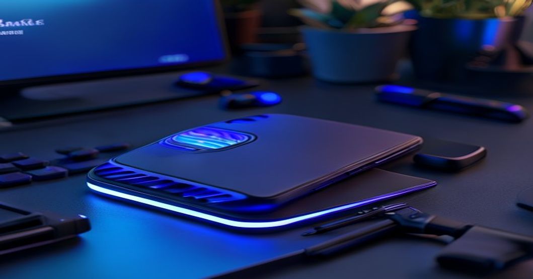 Best phone case with built-in cooling system for mobile gaming under $60 displayed on dark desk with tech setup