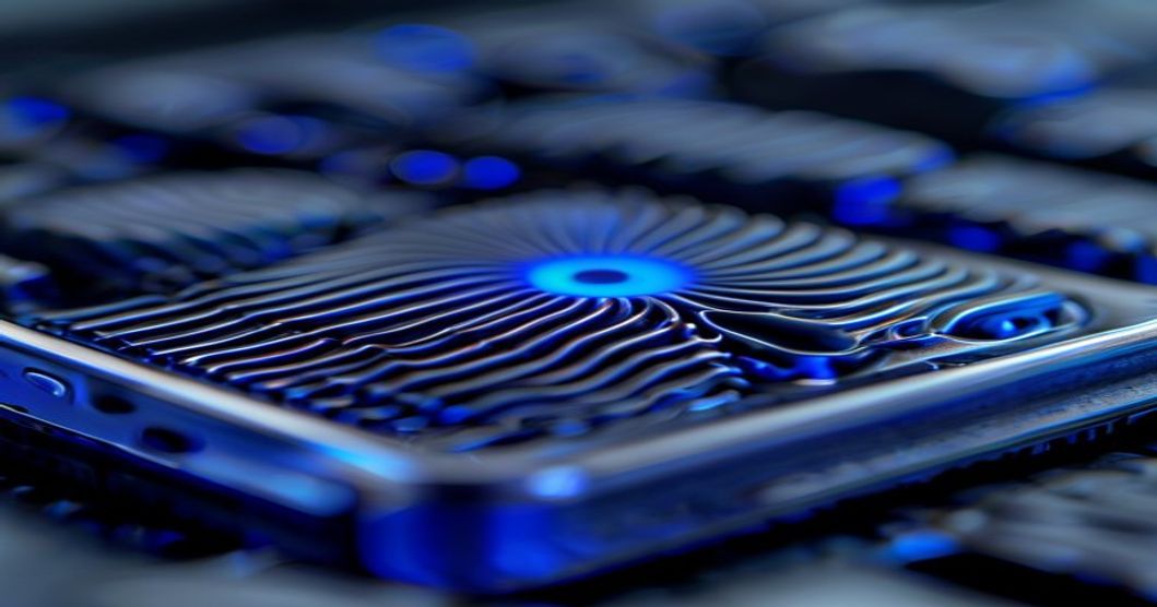 Detailed view of internal cooling fins and heat dissipation technology in gaming phone case design