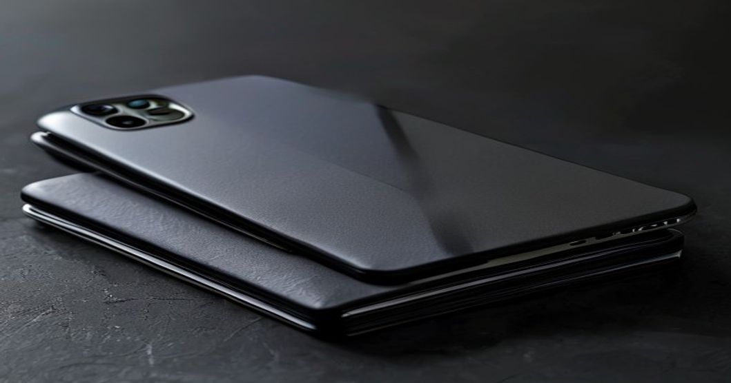 Multiple phone case profiles showing thickness variation and design differences