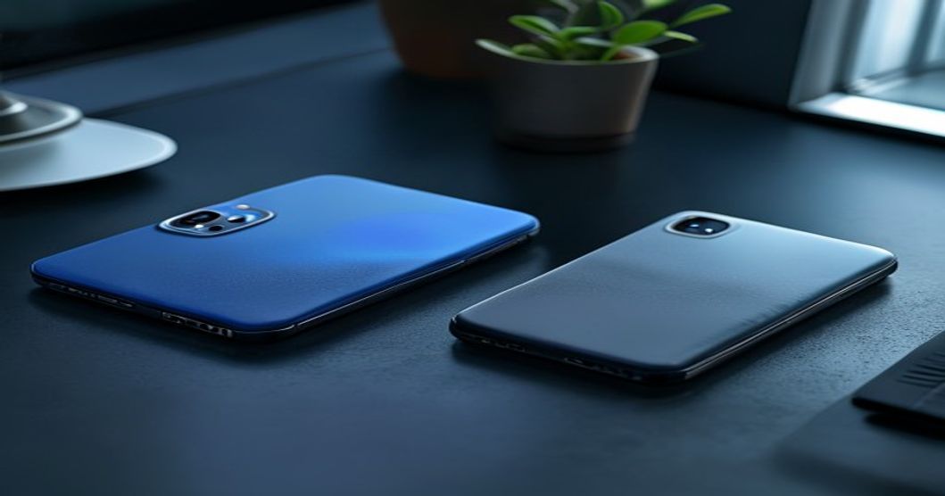 Comparison of two different phone case designs for screen protection